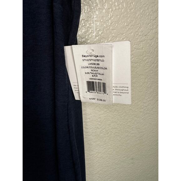 Beyond Yoga Heatherd Navy Dress Size S - Picture 3 of 4